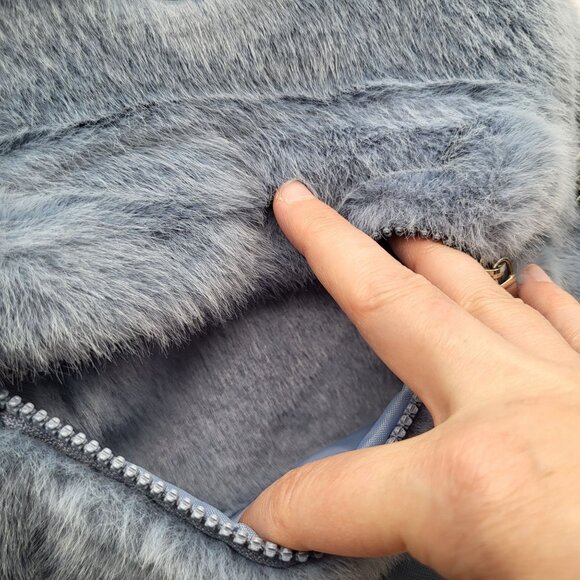 BIOWORLD X STITCH Disney Fuzzy Blue Backpack - Picture 5 of 12